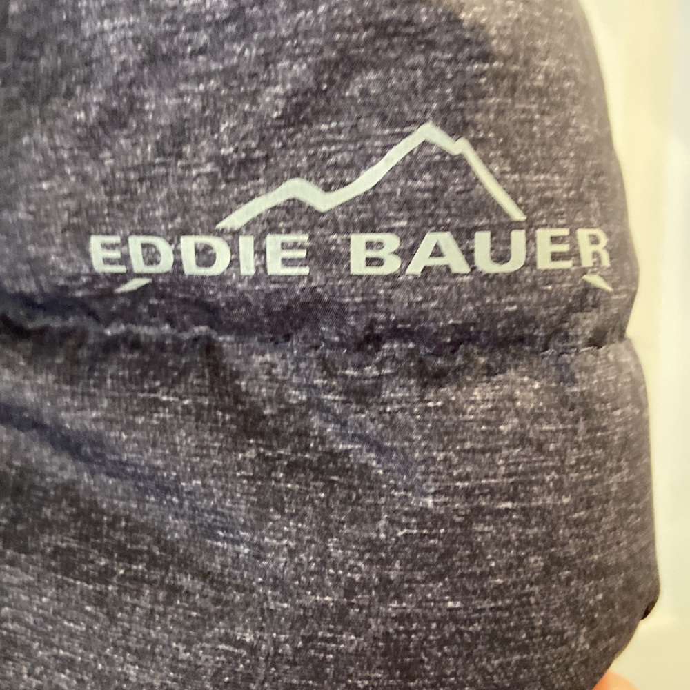 Eddie Bauer Women Down Jacket size S EB650 color gray/bluish 100% nylon BNWOT - Picture 3 of 16